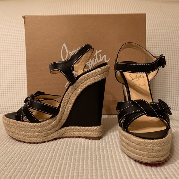 Christian Louboutin Shoes - Christian Louboutin espadrille wedges